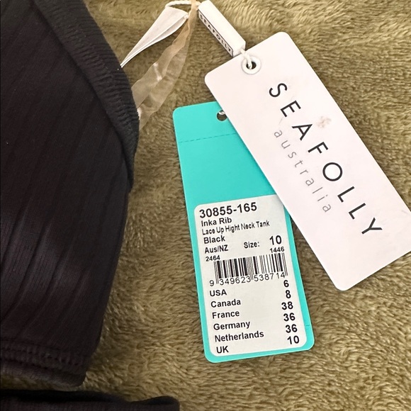 NWT Sea Folly Inka Ribbed Bikini US 6 - Picture 5 of 11